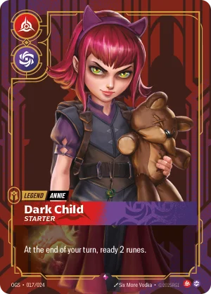 Annie, Dark Child - Starter